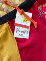 Load image into Gallery viewer, Kids Size 8 "Red &amp; Gold Year of the Dragon" Beach Comber Shorts

