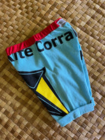 Load image into Gallery viewer, Kids Size 2 "Teal &amp; Black Kites" Beach Comber Shorts
