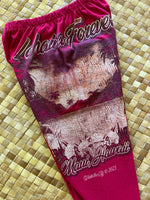 Load image into Gallery viewer, Kids Size 4 "Red Lahaina" ʻOpihi Picker Pants
