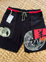 Load image into Gallery viewer, Mens Size M &quot;Black &amp; Red Year of the Ram&quot; Kanikapila Shorts
