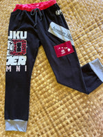 Load image into Gallery viewer, Kids Size 10 "Black &amp; Red Kahuku Football" Holoholo Pants
