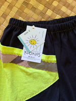 Load image into Gallery viewer, Kids Size 4 "Green &amp; Black Aloha Hawaii" ʻOpihi Picker Pants
