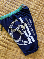 Load image into Gallery viewer, Kids Size 6 "Camo Blues Imua" Beach Comber Shorts
