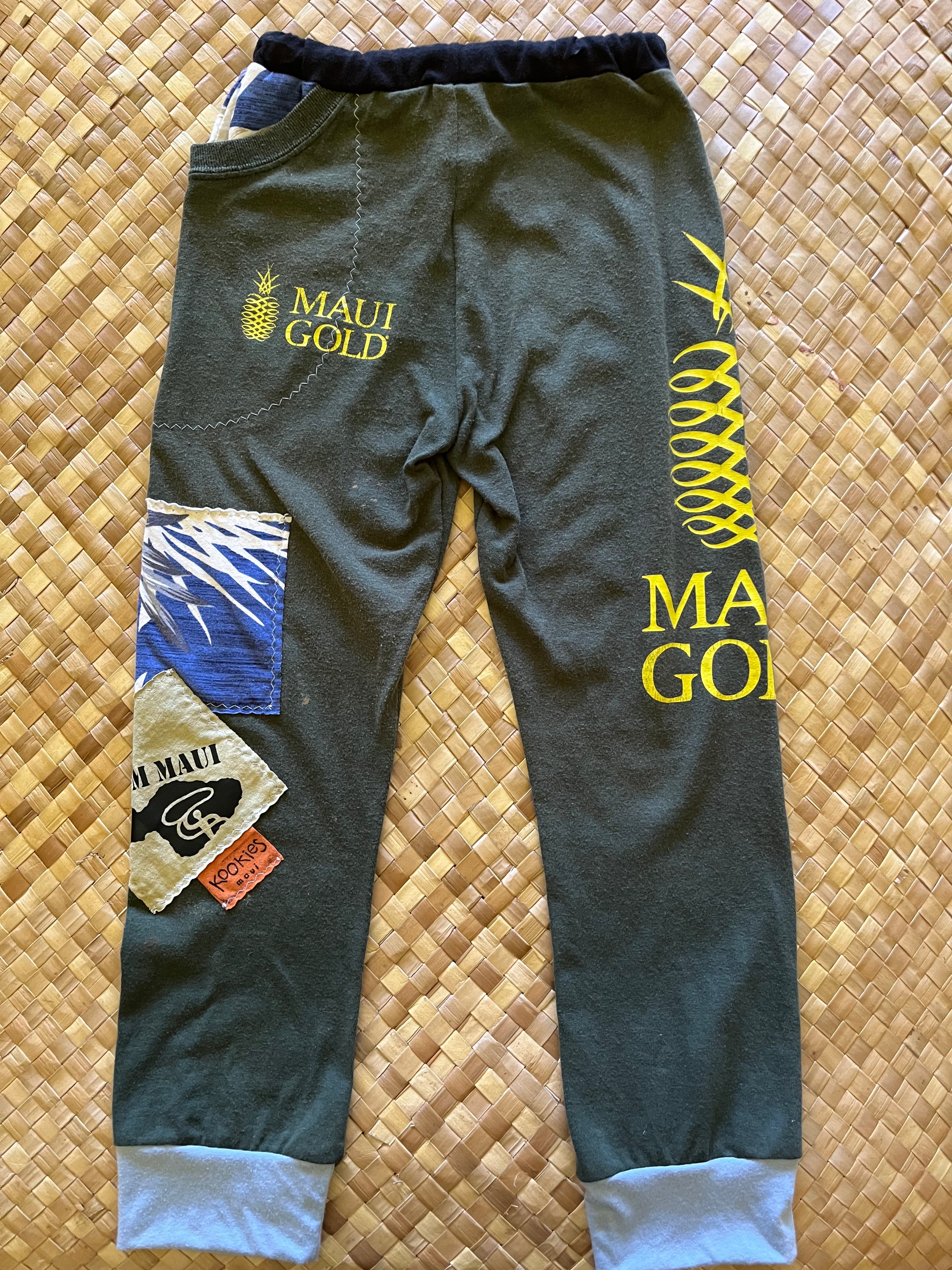 Kids Size 8 "Green Maui Gold" Holoholo Pants