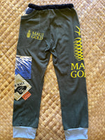 Load image into Gallery viewer, Kids Size 8 &quot;Green Maui Gold&quot; Holoholo Pants
