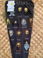 Load image into Gallery viewer, Kids Size 6 &quot;Black &amp; Camo Dwarves&quot; ʻOpihi Picker Pants
