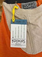 Load image into Gallery viewer, Ladies Size S &quot;Orange &amp; Tan Living Legend Bat&quot; Simple Shorty
