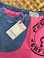 Load image into Gallery viewer, Ladies Size XL &quot;Pink &amp; Blue Coco Beach&quot; Simple Shorty Shorts
