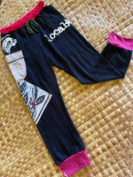 Load image into Gallery viewer, Kids Size 8 "Black &amp; Red Local Punks" Holoholo Pants
