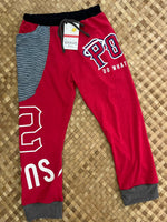 Load image into Gallery viewer, Kids Size 8 &quot;Red &amp; Grey Pono Baseball&quot; Holoholo Pants
