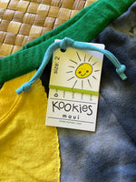 Load image into Gallery viewer, Kids Size 2 "Blue &amp; Yellow Stranger Things" Beach Comber Shorts
