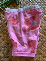 Load image into Gallery viewer, Kids Size 2 &quot;Pink &amp; Red Poppies&quot; Beach Comber Shorts
