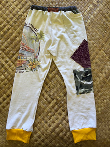 Kids Size 8 "Beige Rainbow Drive In" Holoholo Pants