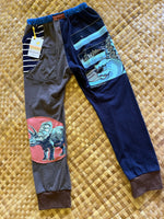 Load image into Gallery viewer, Kids Size 10 "Blue &amp; Grey Giant Squid" Holoholo Pants
