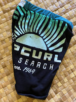 Load image into Gallery viewer, Kids Size 2 &quot;Stripes &amp; Black Sunrise Surf&quot; Beach Comber Shorts
