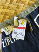 Load image into Gallery viewer, Kids Size 8 "Olive &amp; Black Zipline" Beach Comber Shorts
