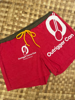 Load image into Gallery viewer, Ladies Size S &quot;Red &amp; Teal Hawaiian Shave Ice&quot; Simple Shorty
