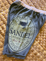 Load image into Gallery viewer, Kids Size 6 "Olive &amp; Tan Turtle" Beach Comber Shorts
