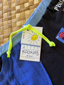 Kids Size 6 "Black Marvel Periodic Table" Beach Comber Shorts