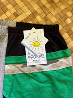 Load image into Gallery viewer, Kids Size 6 "Black &amp; Grey Fishing" ʻOpihi Picker Pants

