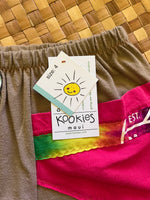 Load image into Gallery viewer, Kids Size 4 "Tan &amp; Red NASCAR" ʻOpihi Picker Pants
