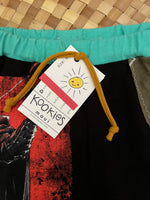 Load image into Gallery viewer, Kids Size 8 &quot;Black and Red Samurai Vador&quot; Beach Comber Shorts
