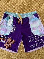 Load image into Gallery viewer, Copy of Ladies Size XL &quot;Shades of Purple HI Pride&quot; Little Bit More Shortrs
