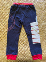 Load image into Gallery viewer, Kids Size 8 &quot;Dark Blue Wave and Sea Bird&quot; Holoholo Pants
