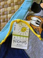 Load image into Gallery viewer, Kids Size 2 "Grey &amp; Blue Disney" Beach Comber Shorts
