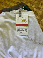 Load image into Gallery viewer, Kids Size 8 "White &amp; Blue Tails Up" Holoholo Pants
