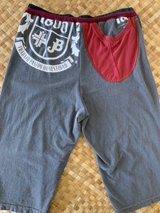 Mens Size M "Grey & Black Rocker" ʻOpihi Picker Shorts