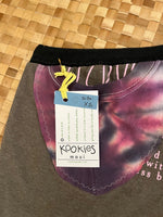 Load image into Gallery viewer, Ladies Size XS &quot;Grey &amp; Purple Good Vibes Only&quot; Simple Shorty
