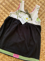 Load image into Gallery viewer, Kids Size 2 &quot;Black &amp; Green Bamboo&quot; Kuʻuipo Dress
