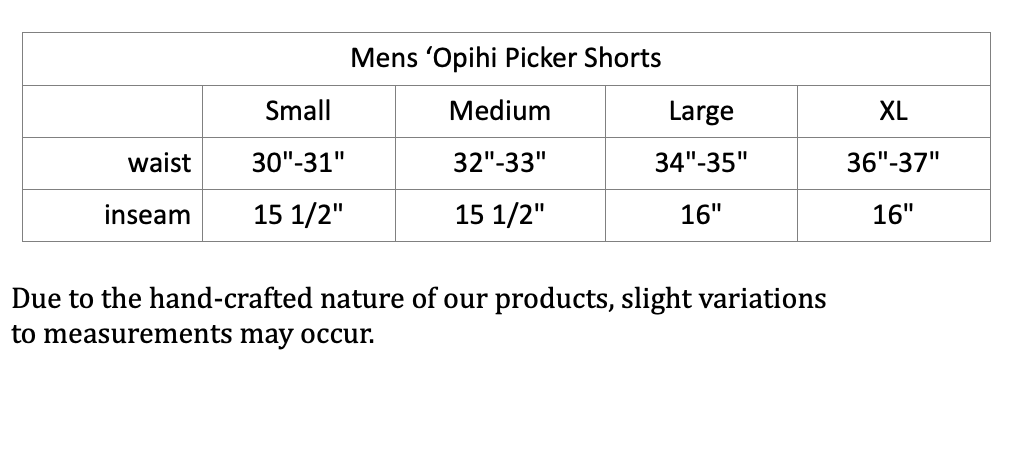 Mens Size L "Rust Bad Dog" ʻOpihi Picker Shorts