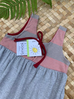 Load image into Gallery viewer, Kids Size 2 &quot;Grey HI Surf&quot; Kuʻuipo Dress
